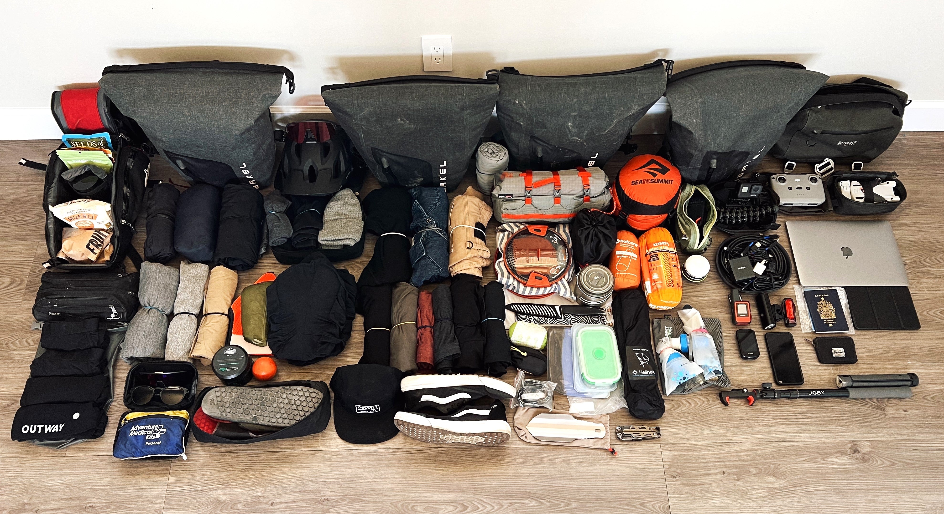 Bikepacking-Packliste Kurztrip vs. lange Tour