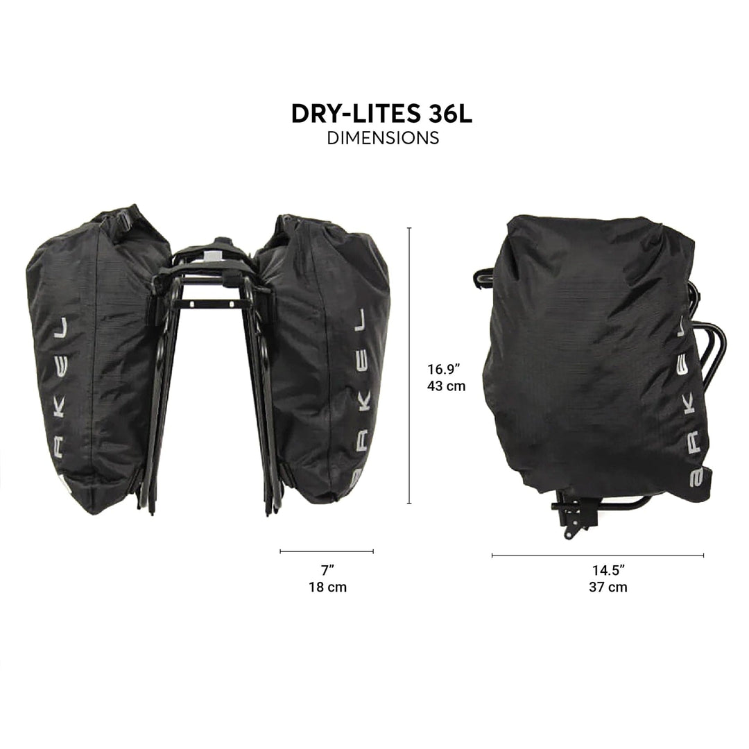 Arkel Dry-Lites Saddle Bags (pair) – Arkel Bike Bags