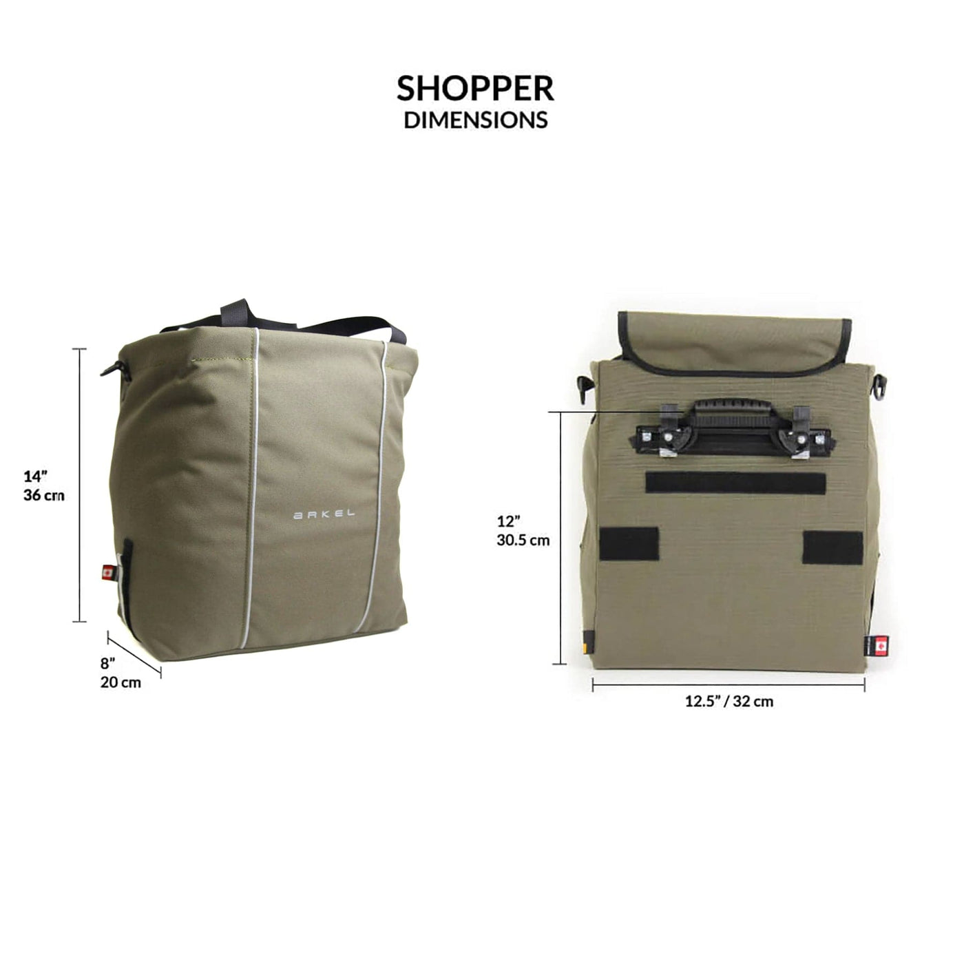 Arkel Bike Bags Shopper - Urban Pannier