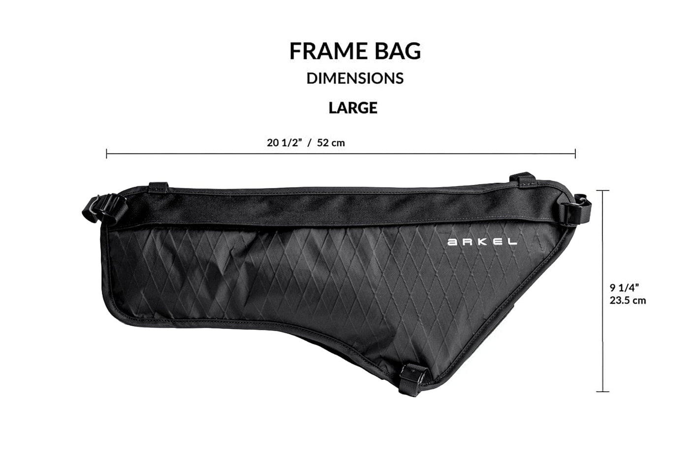 Arkel Bike Bags Waterproof Frame Bag