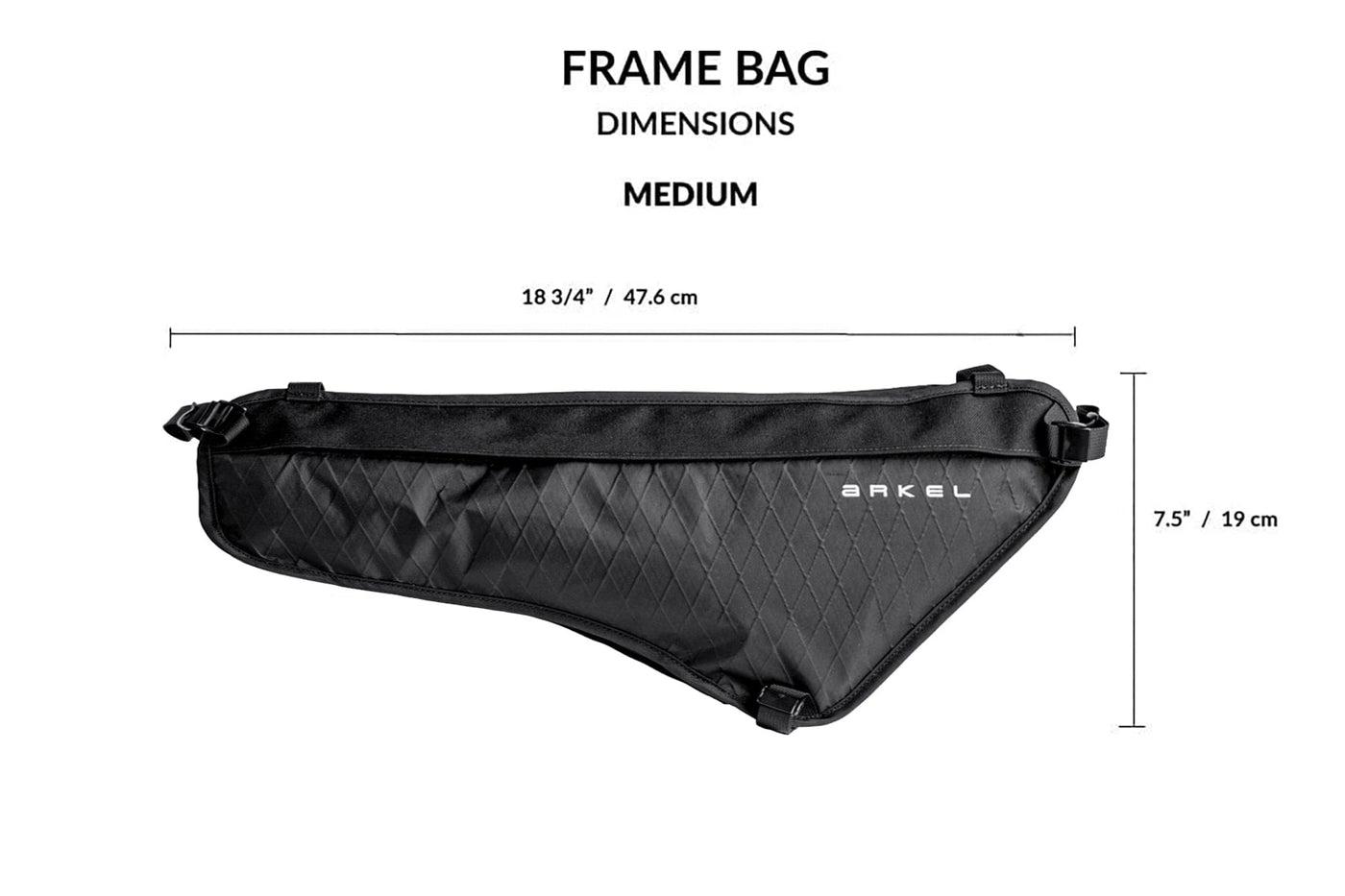 Arkel Bike Bags Waterproof Frame Bag