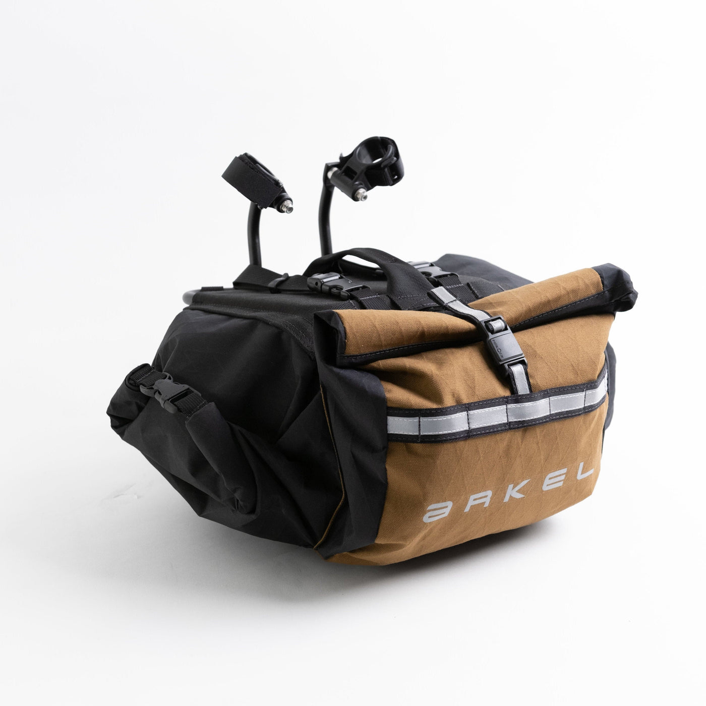 Arkel Bike Bags XPac Mountain Brown / 15 L Rollpacker Front - Bikepacking Bag