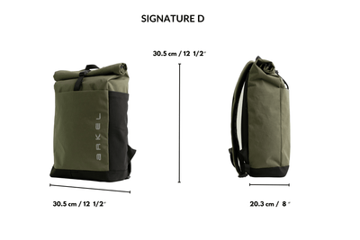 Arkel Bike Bags Signature D - Rolltop Backpack