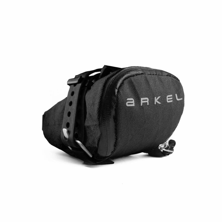 Sacoche de selle de vélo imperméable pour selle de vélo Noir (F