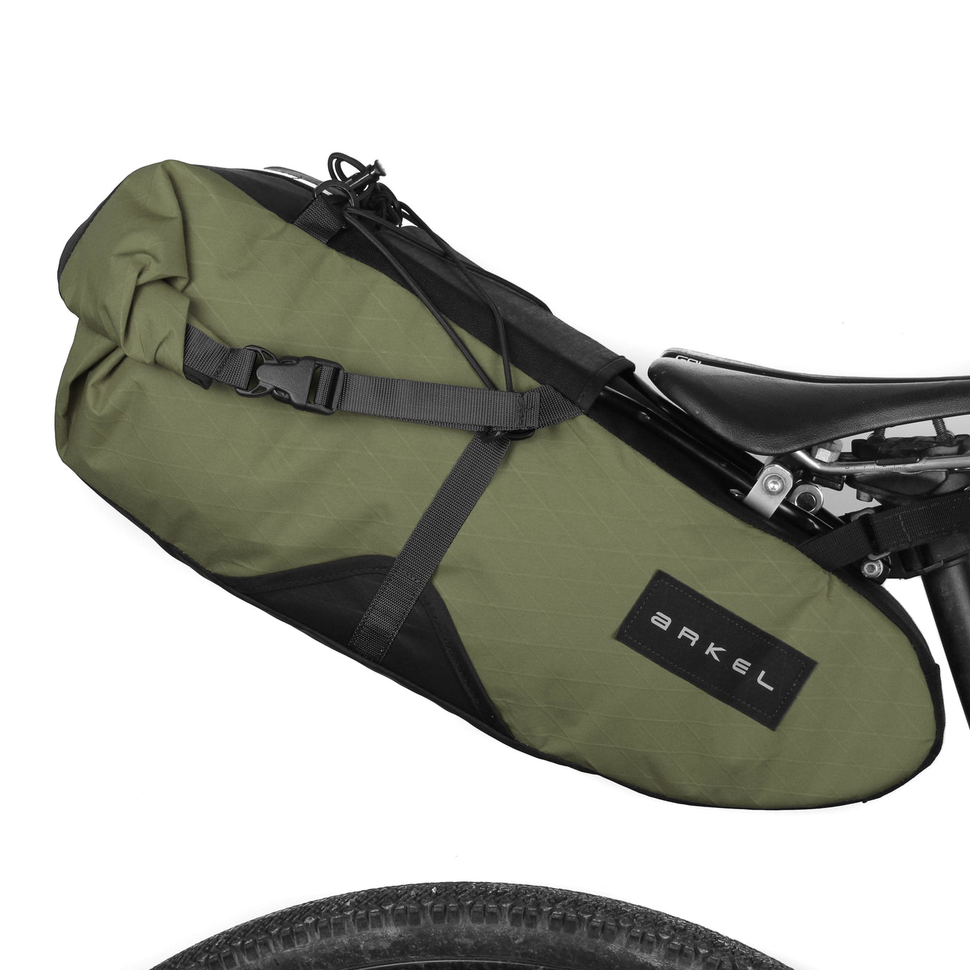 Arkel Bike Bags XPac Ranger Green / 15 L Seatpacker - Saddlebag