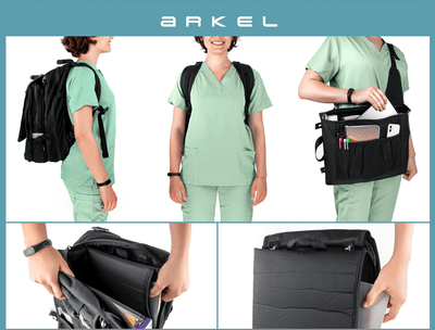 Arkel Bike Bags Optional Health Care Professional Backpack Laptop Sleeve