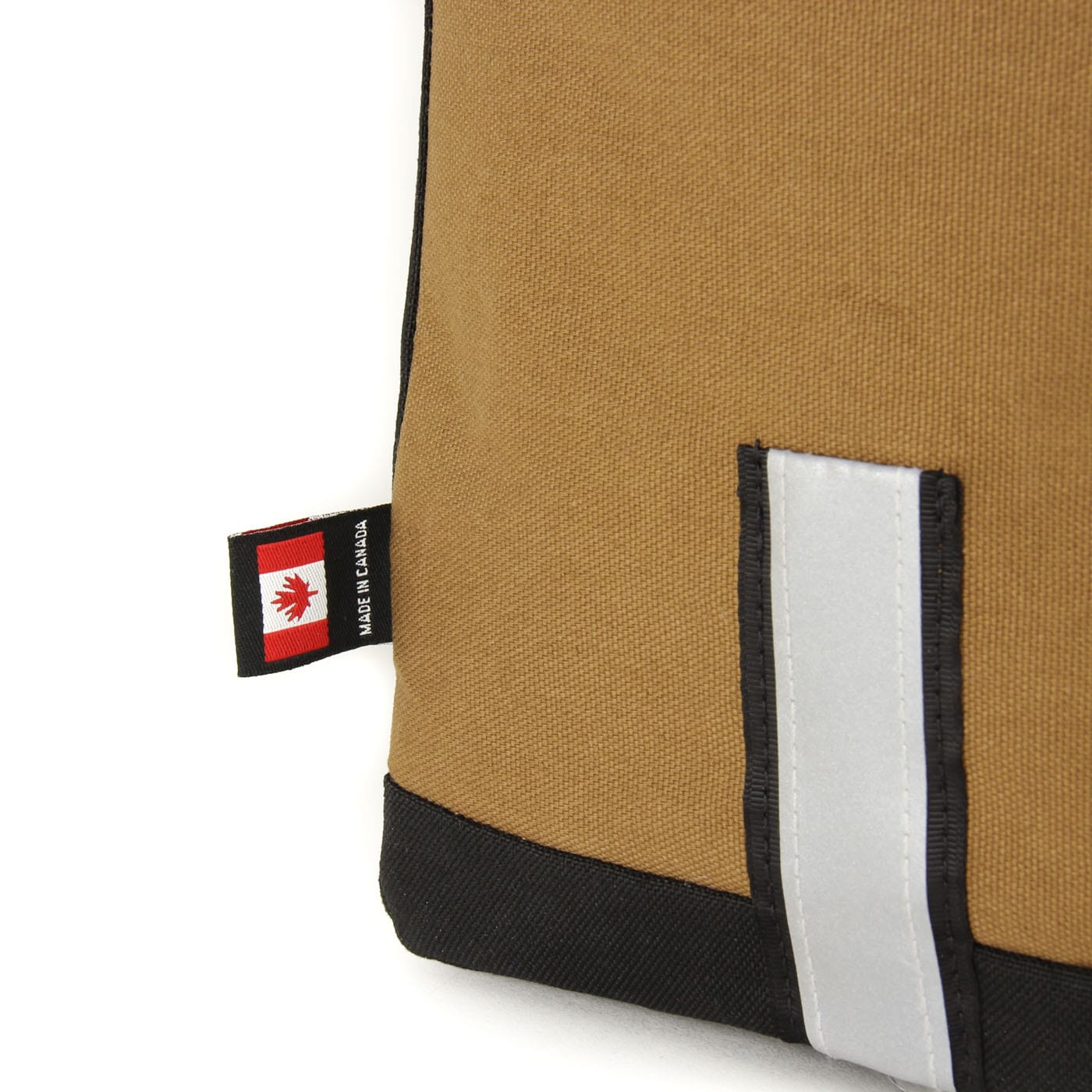 The Signature V waterproof urban laptop pannier is proudly made in Canada