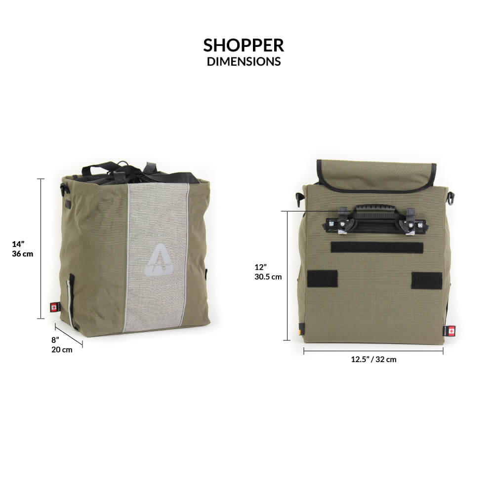 Arkel Shopper Urban Pannier 25 to 29 L Arkel Bike Bags